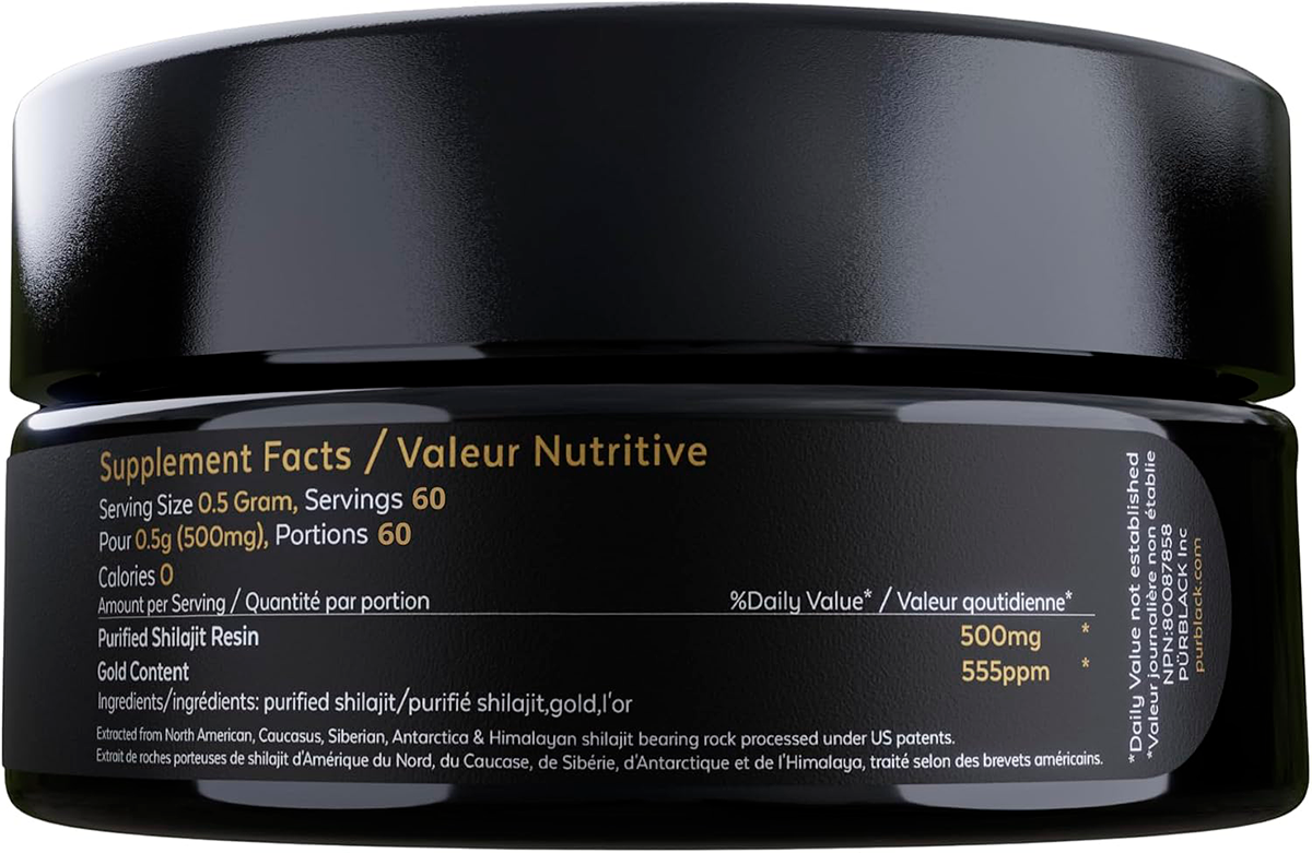 Résine de Shilajit pur Purblack, plus de 85 oligo-éléments, 60 portions - Image 6
