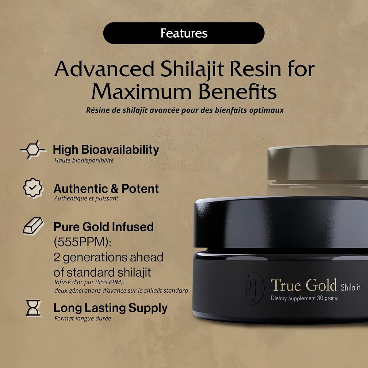 Résine de Shilajit pur Purblack, plus de 85 oligo-éléments, 60 portions - Image 7