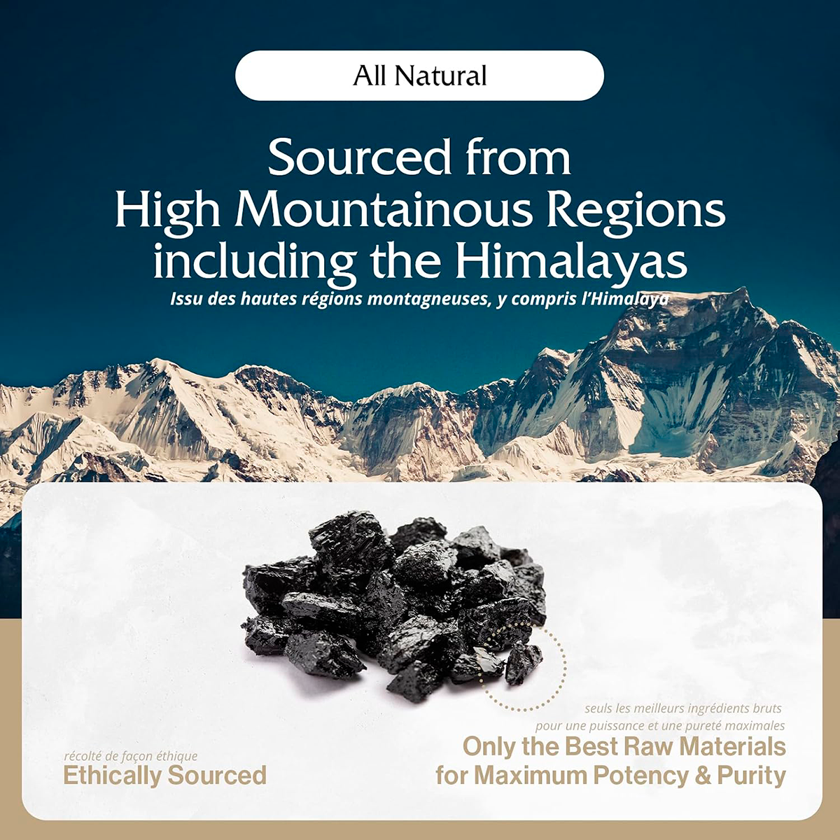 Résine de Shilajit pur Purblack, plus de 85 oligo-éléments, 60 portions - Image 10